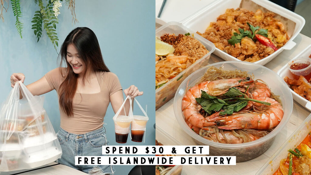 Thai food stall provides FREE islandwide delivery with just a min order of $30, receives high influx of orders!