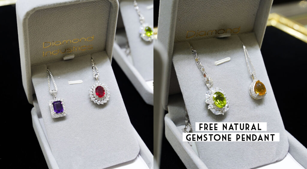 With $1000 spent, this jewellery company is giving away a free natural gemstone pendant!