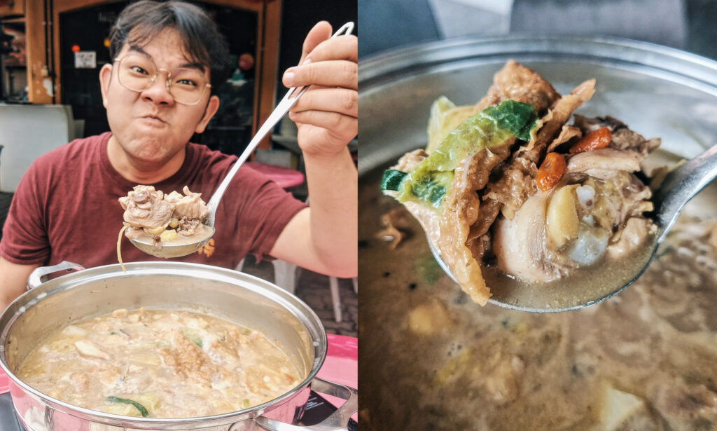 Ex AES student turned SIM student turned NSF turned food blogger turned food business co-owner launches delicious white pepper chicken hotpot, selling at only $9.90 on Mon – Thurs!